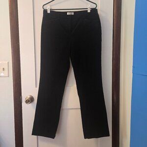 Orvis Size 12 Black Corduroy Women's pants Straight leg Stretch